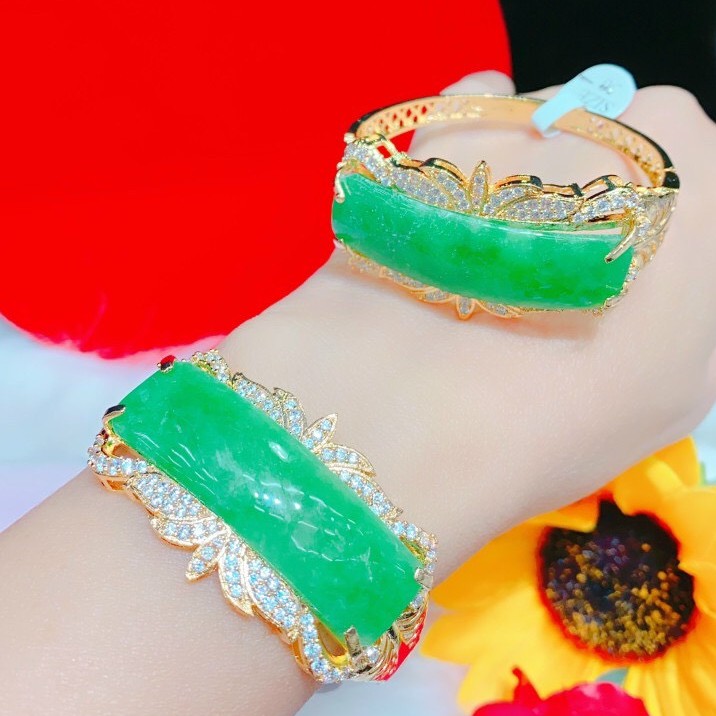 Vòng Tay Sang Chảnh Phủ Bạch Kim-Vàng - HV060103 - Trang Sức Nữ - Đeo Đi Tiệc - Bền màu, đổi trả thoải mái - Không đen