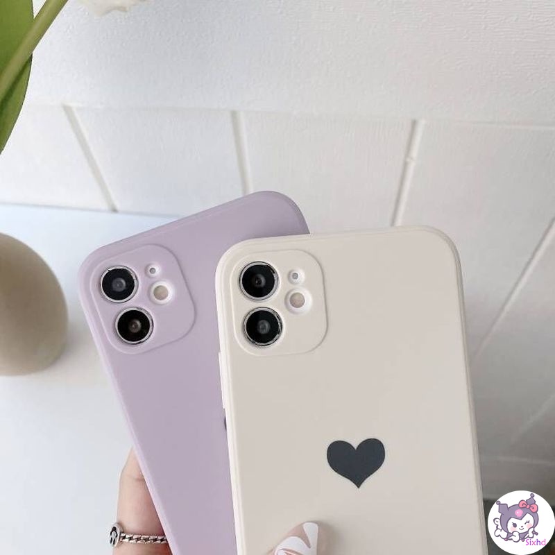 Ốp điện thoại mềm cạnh vuông họa tiết trái tim cho Xiaomi Mi 11 Lite 10 Pro Redmi 9 9A Note 10 5G 8 Pro | BigBuy360 - bigbuy360.vn