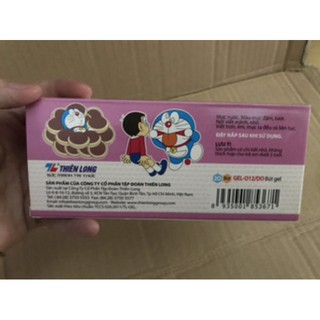 Bút Gel nước doraemon 012 mực tím 0.5mm(bút nước đô rê mon)