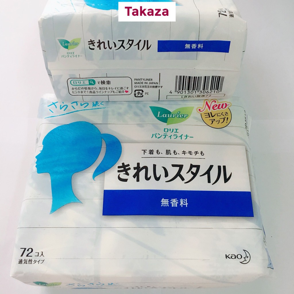 Băng vệ sinh hàng ngày Laurier Nhật Bản 72 miếng