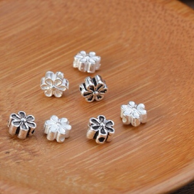 [FREE SHIP] Charm hoa bạc cao cấp cực xinh - Hàng siêu đẹp loại 1 PH352