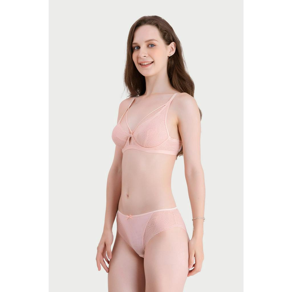 Quần lót Hipster Vera Ren phối lưới - V0451