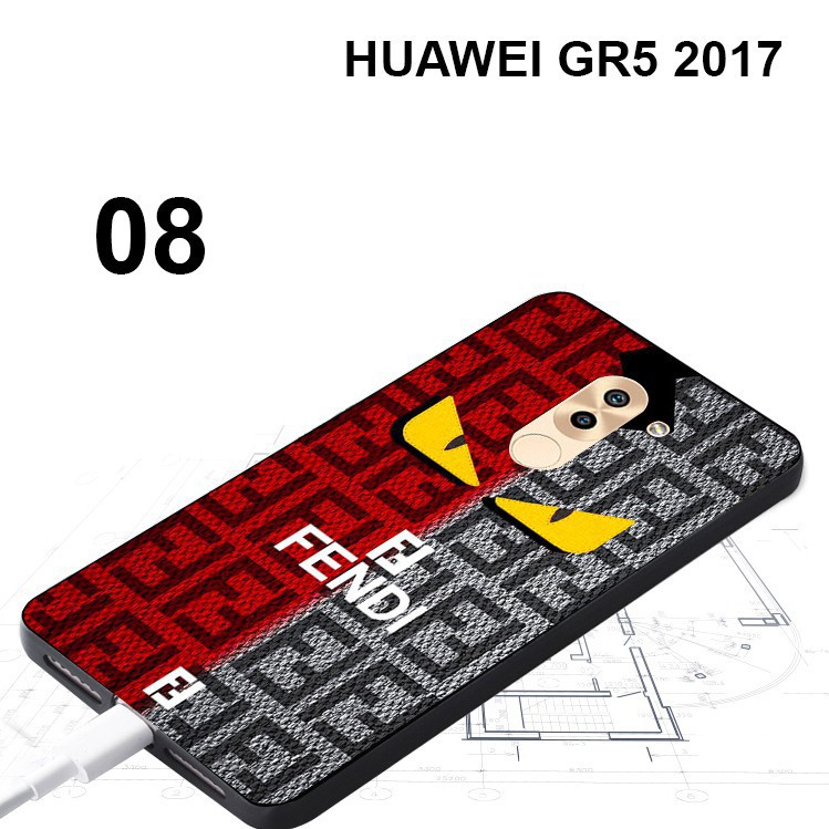 Ốp lưng silicon in hình Huawei Gr5 2017 . ...