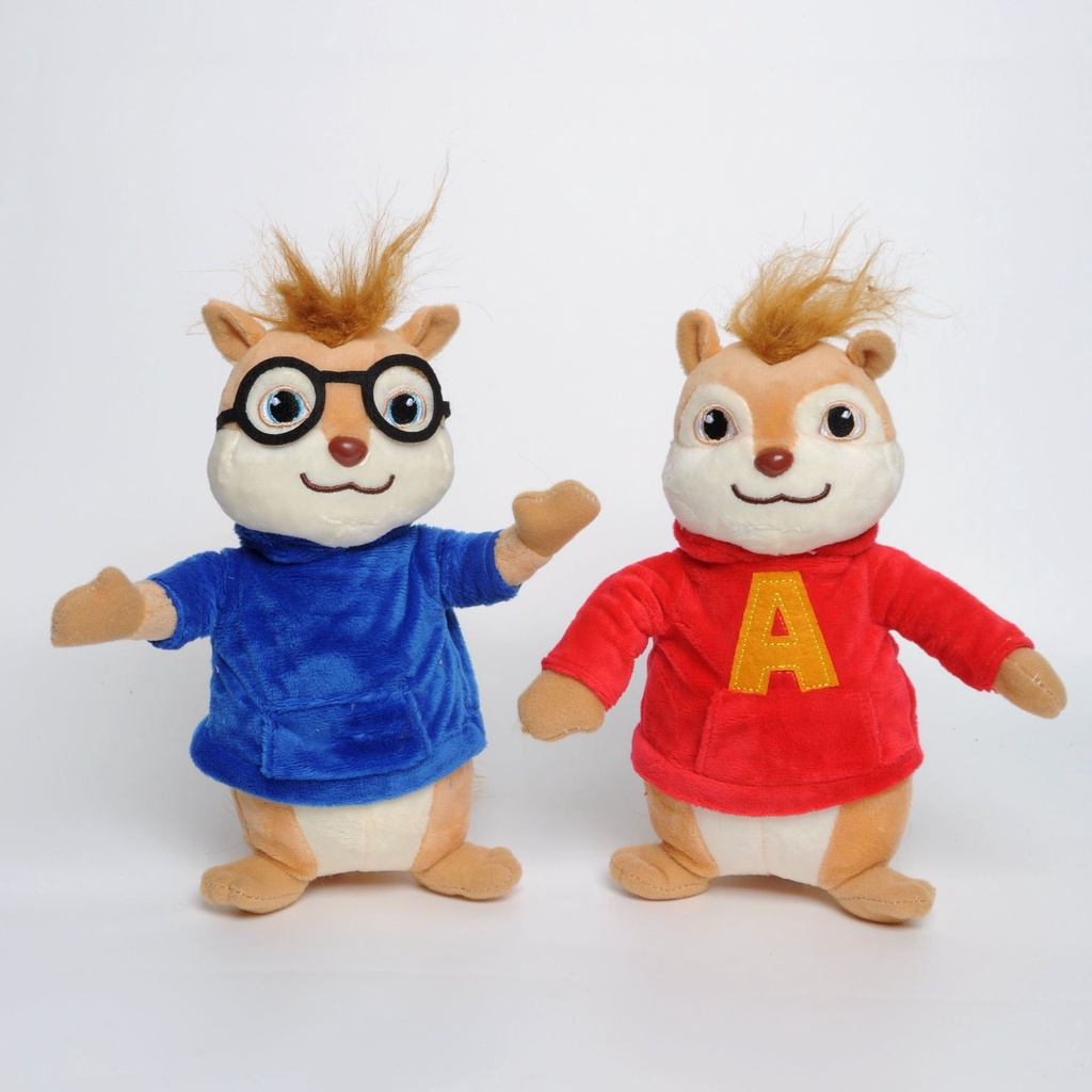 20cm Cute Alvin and The Chipmunks Theodore Simon Plush Stuffed Animal Doll Toy Gift