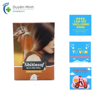 Shitinsof hán phương màu nâu hạt dẻ hộp 3 gói