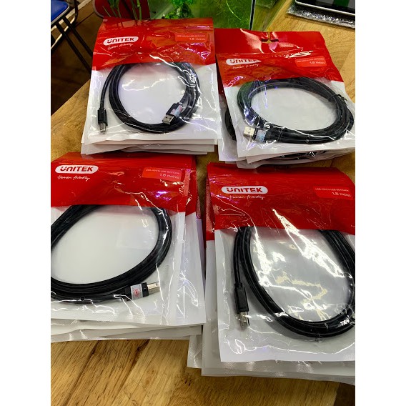 Cáp USB 2.0 cho dùng cho máy in Unitek YC420 dài 1.8m - 10m