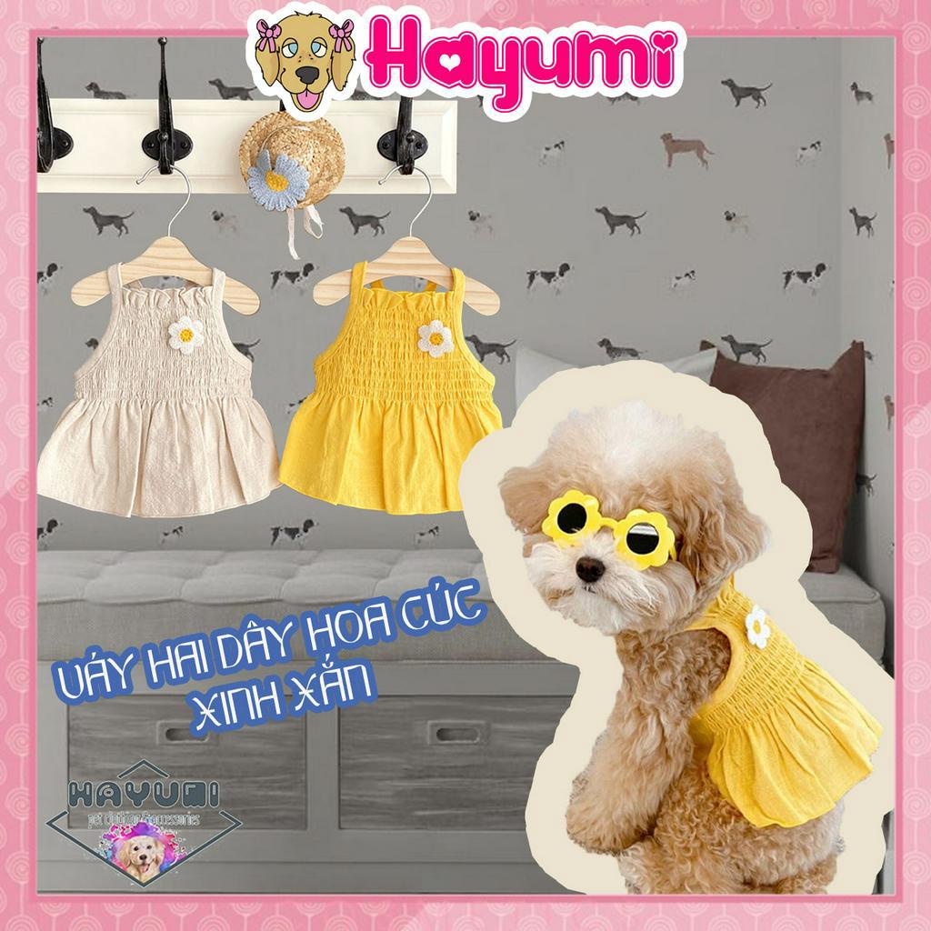 VÁY CHỮ A HOA CÚC XINH XẮN DÀNH CHO THÚ CƯNG - HAYUMI