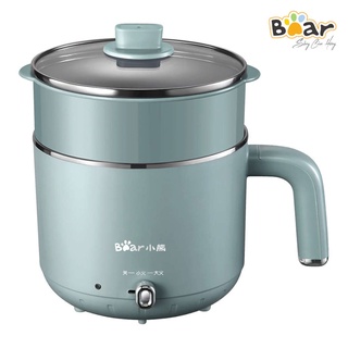Nồi lẩu và hấp đa năng mini bear drg-d12m5 dung tích 1.2l, bảo hành 18 tháng