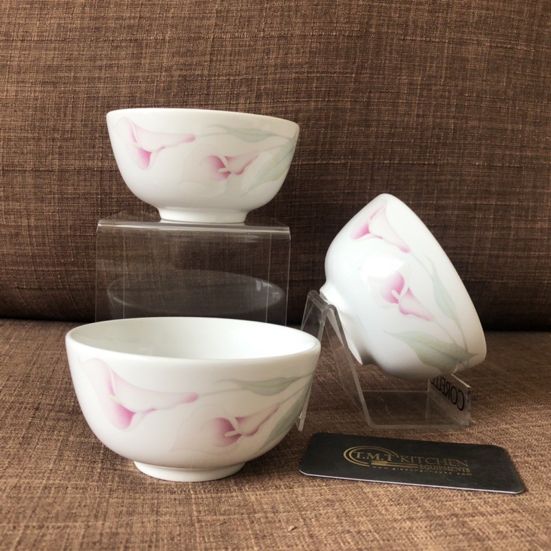 Chén cơm Mỹ có chân sứ LilyVille Corelle 409-LV-LP