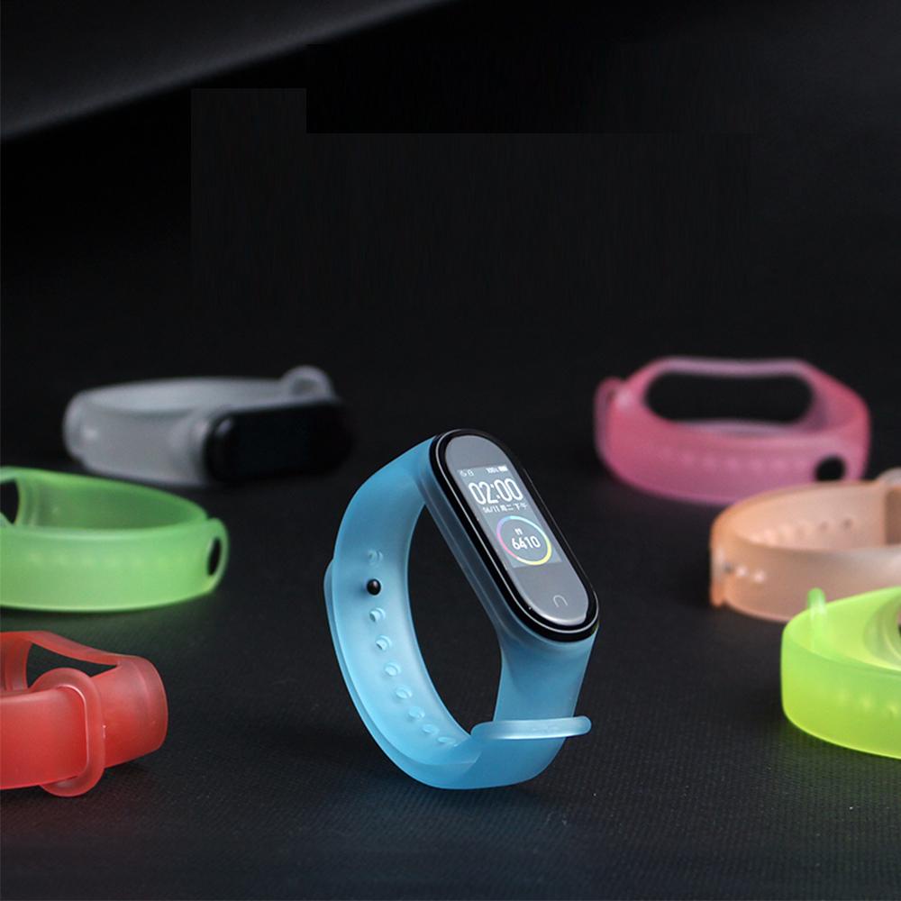 BTLIMER Dây Đeo Thể Thao Bằng Silicone Chống Trượt Cho Xiaomi Mi Band 5 4 3