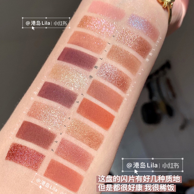 Bảng Phấn Mắt 18 Màu Sắc Hiệu Ứng Lì / Ánh Ngọc Trai Thời Trang