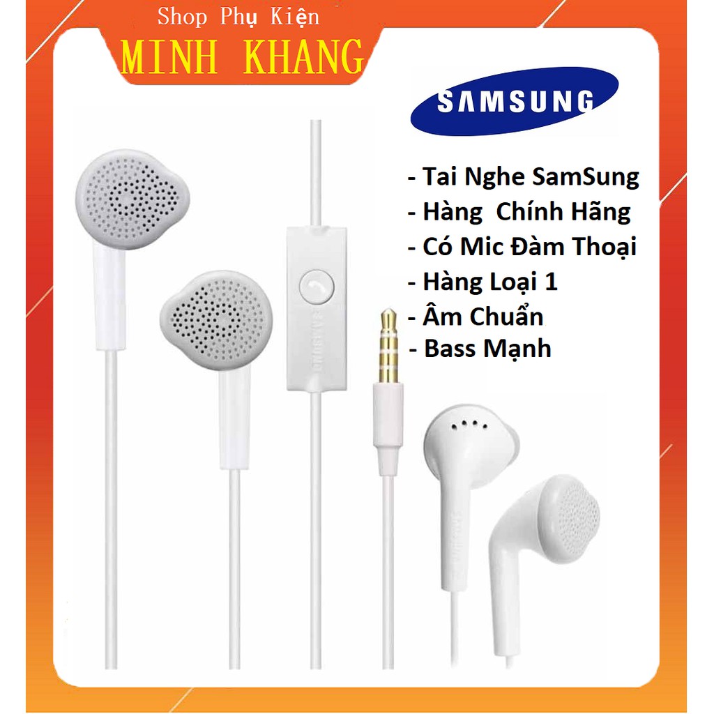 [Giá Tốt Nhất] Tai Nghe Dành Cho Các Máy SamSung Dòng J/A -  Âm Bass Cực Hay - Có Mic Đàm Thoại