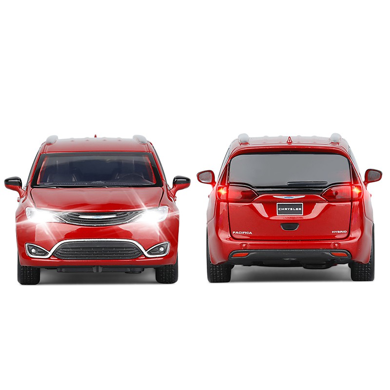 Chrysler Chrysler Pacifica MPV Hợp Kim Xe Ô Tô Mẫu 1: 32 Âm Thanh Xe Ô Tô Có Giảm Chấn Lái Kim Loại Sáu Cửa Đồ Chơi Trang Trí Ô Tô Bộ Sưu Tập Mô Hình Xe Hơi Trang Trí