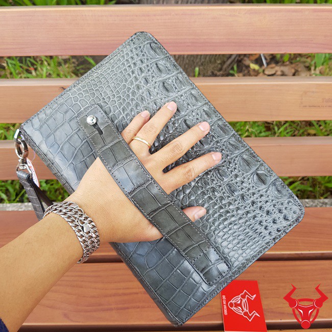 Clutch Da Cá Sấu Nguyên Con CA1510