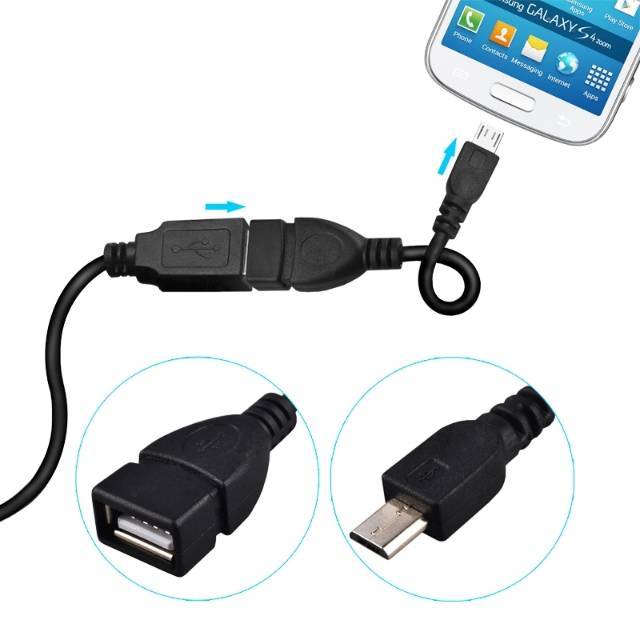 Dây Cáp Otg Micro Usb Cho Xiaomi Asus Oppo Samsung Huawei Vivo Nokia Meizu