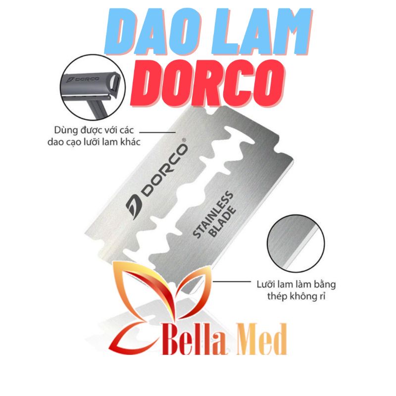 Lưỡi Dao Lam Dorco Titan Hộp 100 Lưỡi Lam Titan