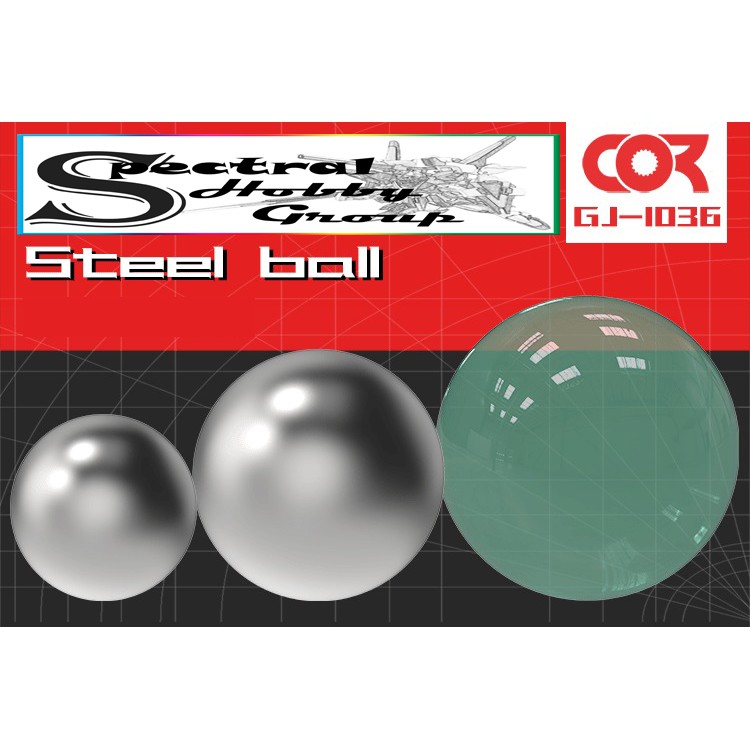 PHụ kiện mô hình bi ngoáy sơn Steel ball