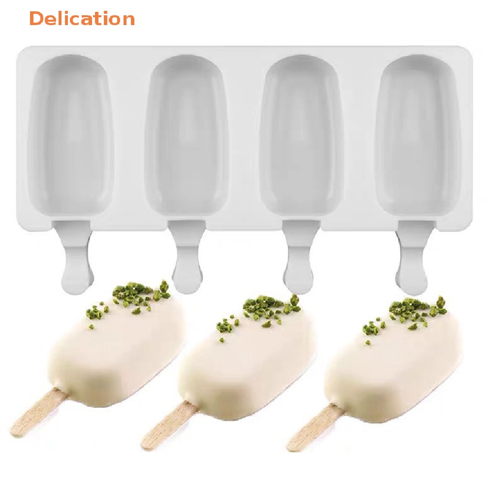 Khuôn Silicone Làm Kem Que DIY Tiện Dụng