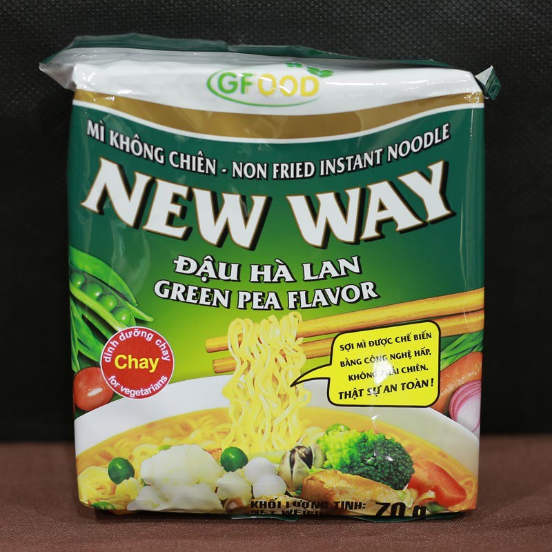 Thực Phẩm Chay - Mì Chay Không Chiên Vị Đậu Hà Lan