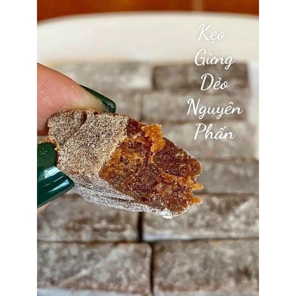 Kẹo  gừng dẻo nguyên phấn  500g