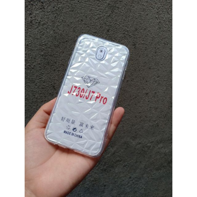 Ốp lưng Samsung trong suốt kim cương J5 2016 j510 J6 plus j4 j6 2018 j2 core
