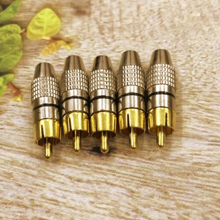 Jack AV-RCA hoa sen vặn vít màu vàng bắt vít tiện lợi
