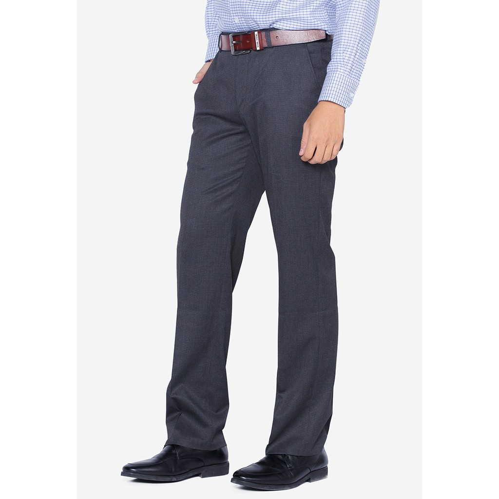 Quần tây Mattana Classic Fit MQM87160064519543 màu xám chì | BigBuy360 - bigbuy360.vn