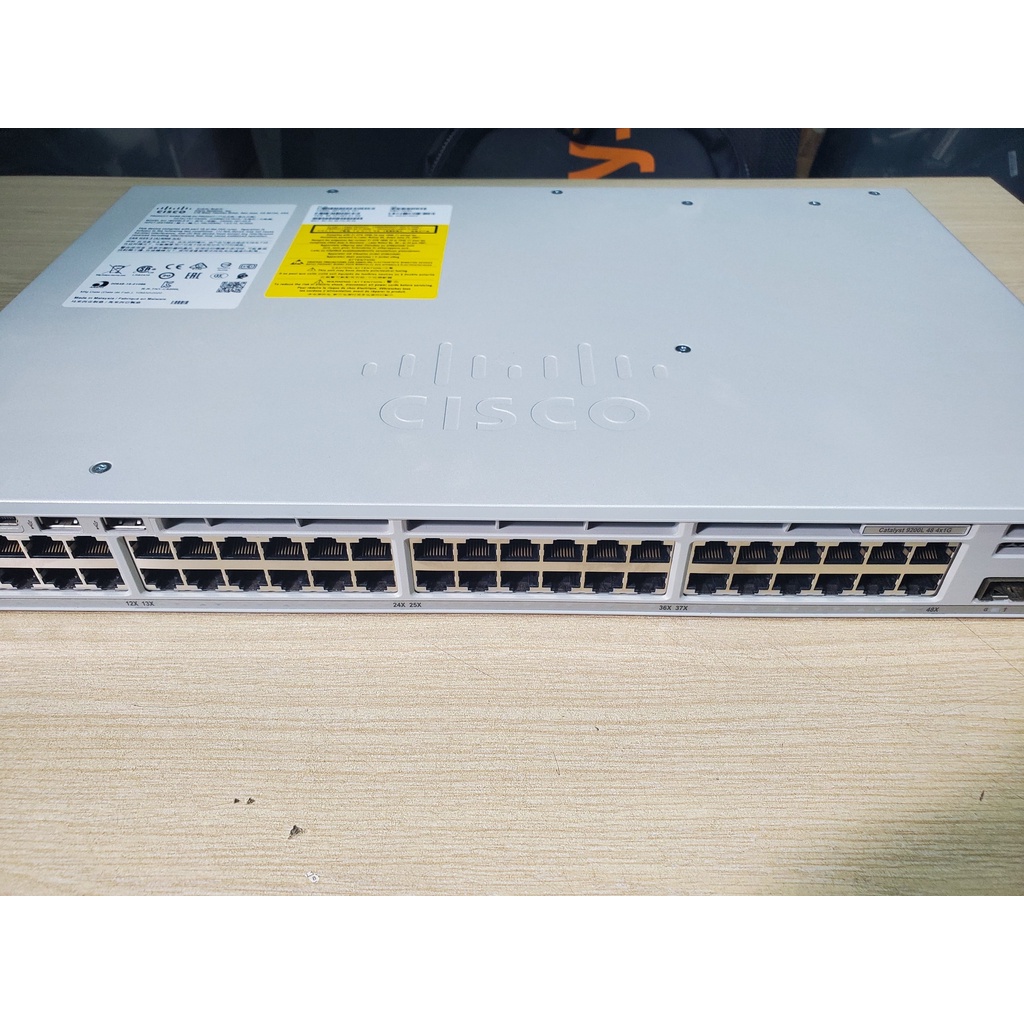 Cisco C9200L-48T-4G-E | Bộ Chuyển Mạch Layer2, 48x RJ45 10/100/1000, 04x SFP GE.