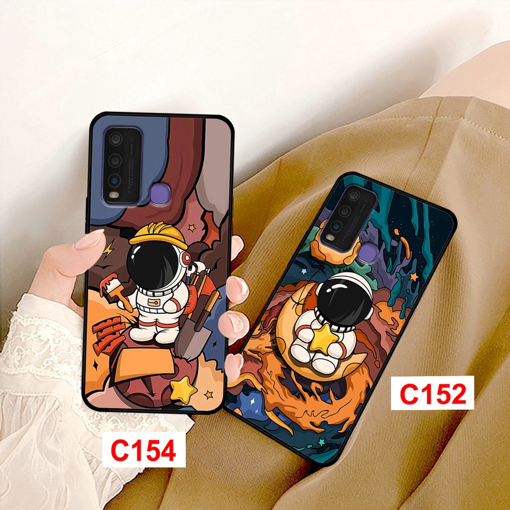 Ốp lưng Vivo Y30 - Y50 in hình phi hành gia, vũ trụ ngân hà. Ốp vivo y30 - y50 in hình rẻ bền đẹp.