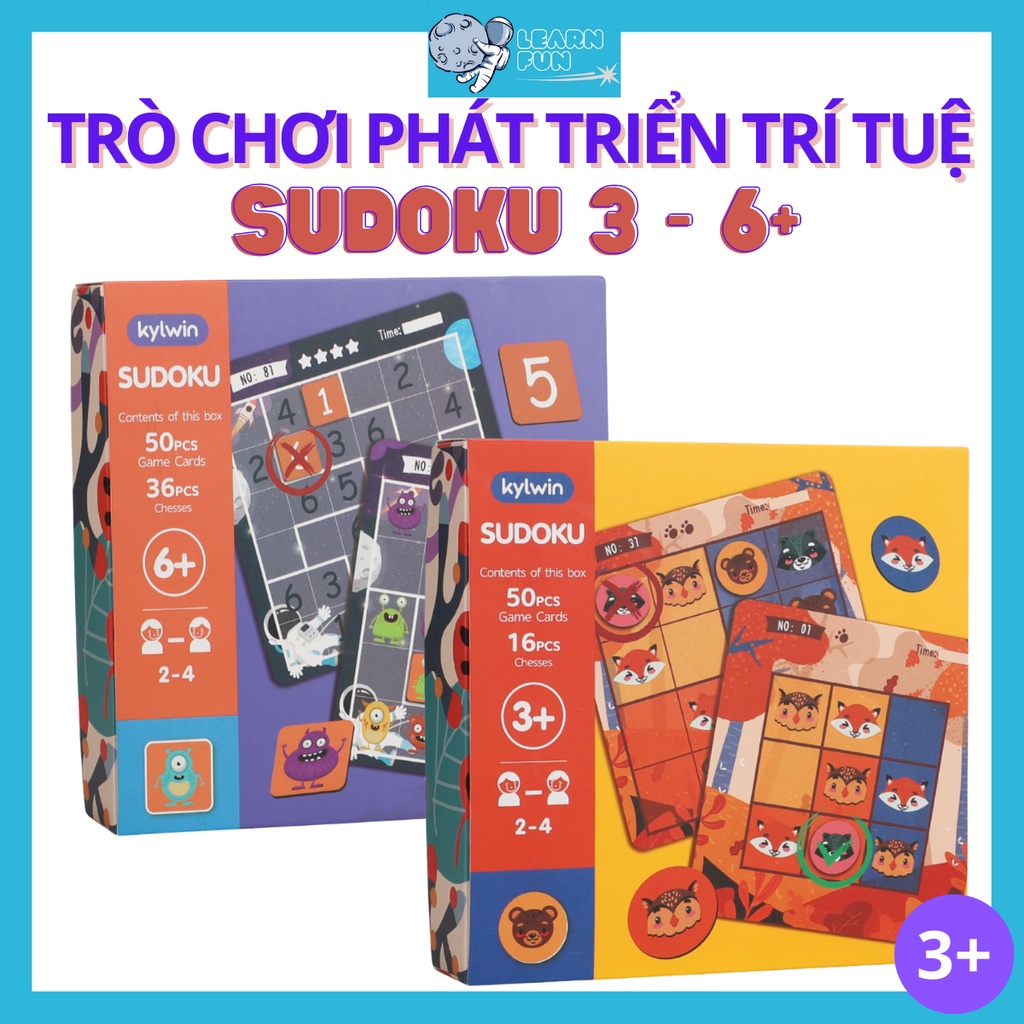 Sudoku Đồ Chơi Phát Triển Trí Tuệ Tư Duy Toán Học cho bé từ 3 tuổi đồ chơi