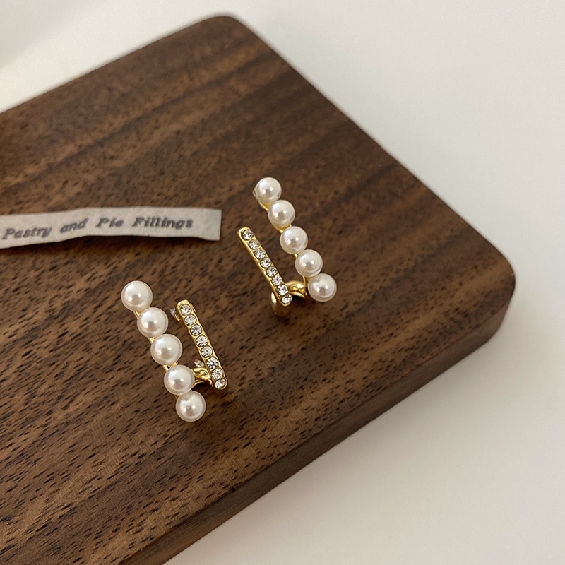 Khuyên Tai Đính Ngọc Trai Cao Cấp Sang Trọng Thời Trang Mùa Hè Phong Cách Hàn Quốc Dành Cho Nữ 2022