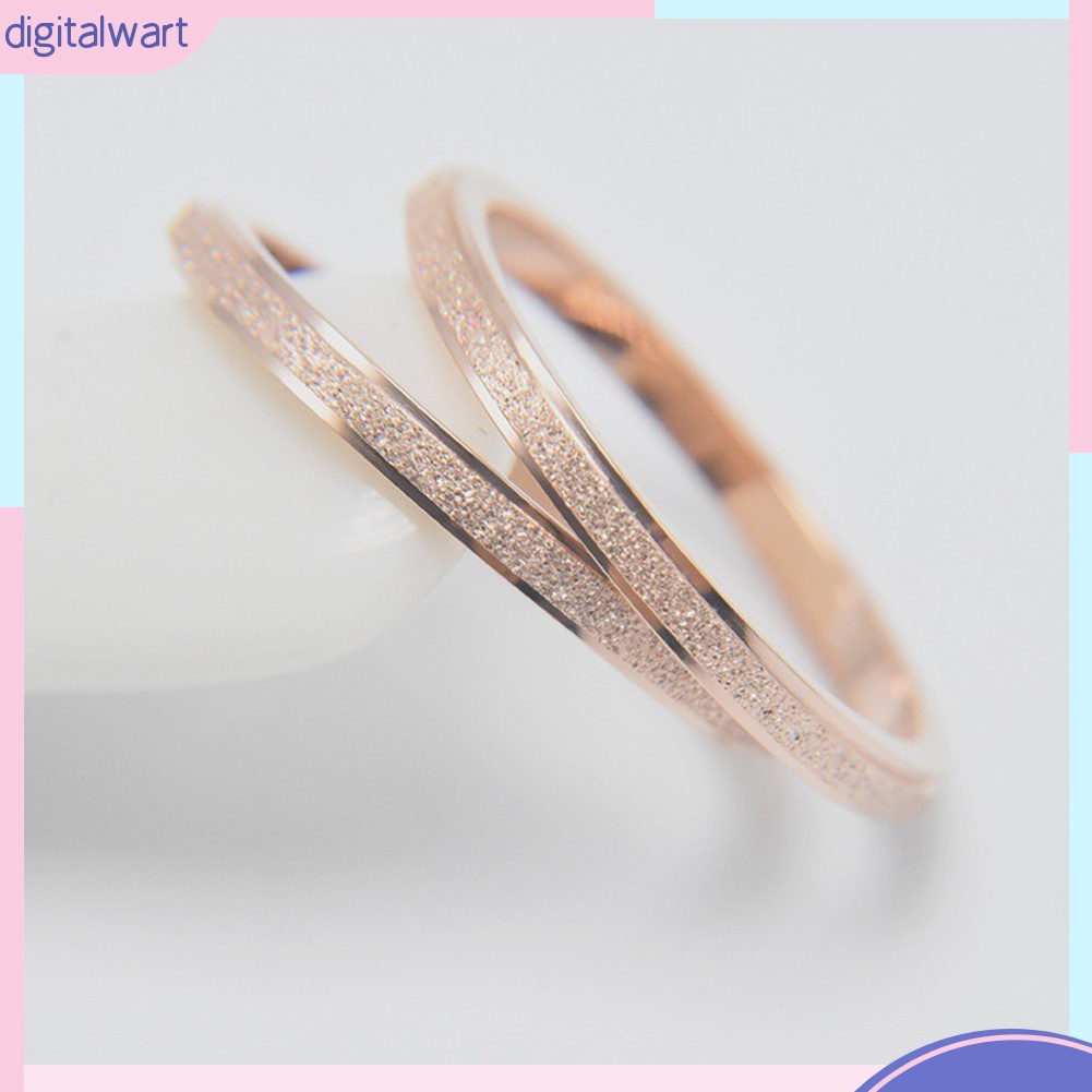 Nhẫn thép titan đính đá thời trang cho nam &amp; nữ