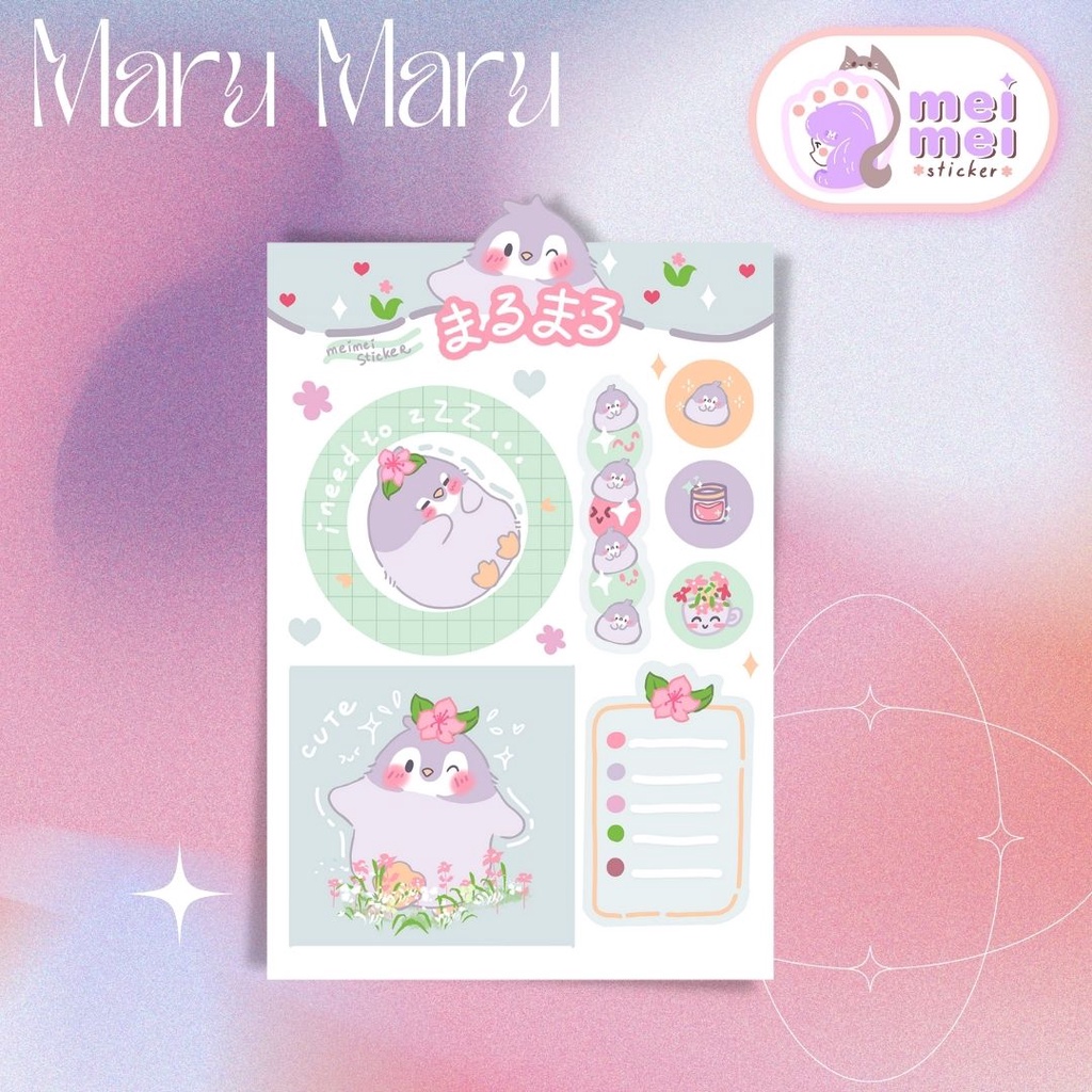 MaruMaru -  Sticker chống nước - Meimei Sticker