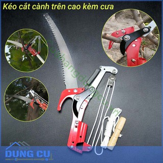 Kéo cắt cành trên cao 2 chức năng