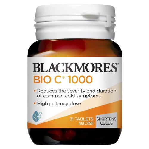 Blackmores Bio C 1000mg 31v - Viên uống bổ sung vitamin C Blackmores Úc hàm lượng cao 1000mg
