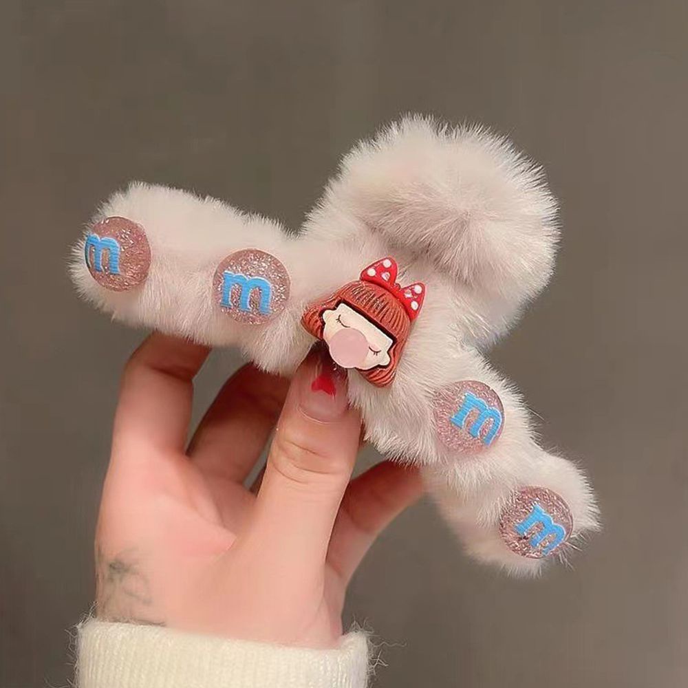 Kẹp tóc hàm cá mập họa tiết hoạt hình phong cách Hàn Quốc dễ thương cho nữ