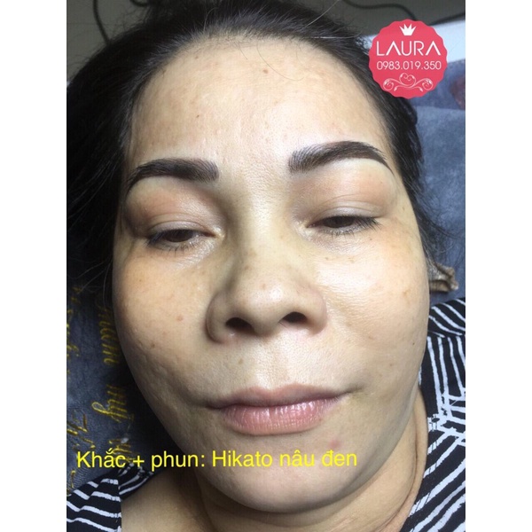 Mực phun xăm Hikato lên màu đẹp