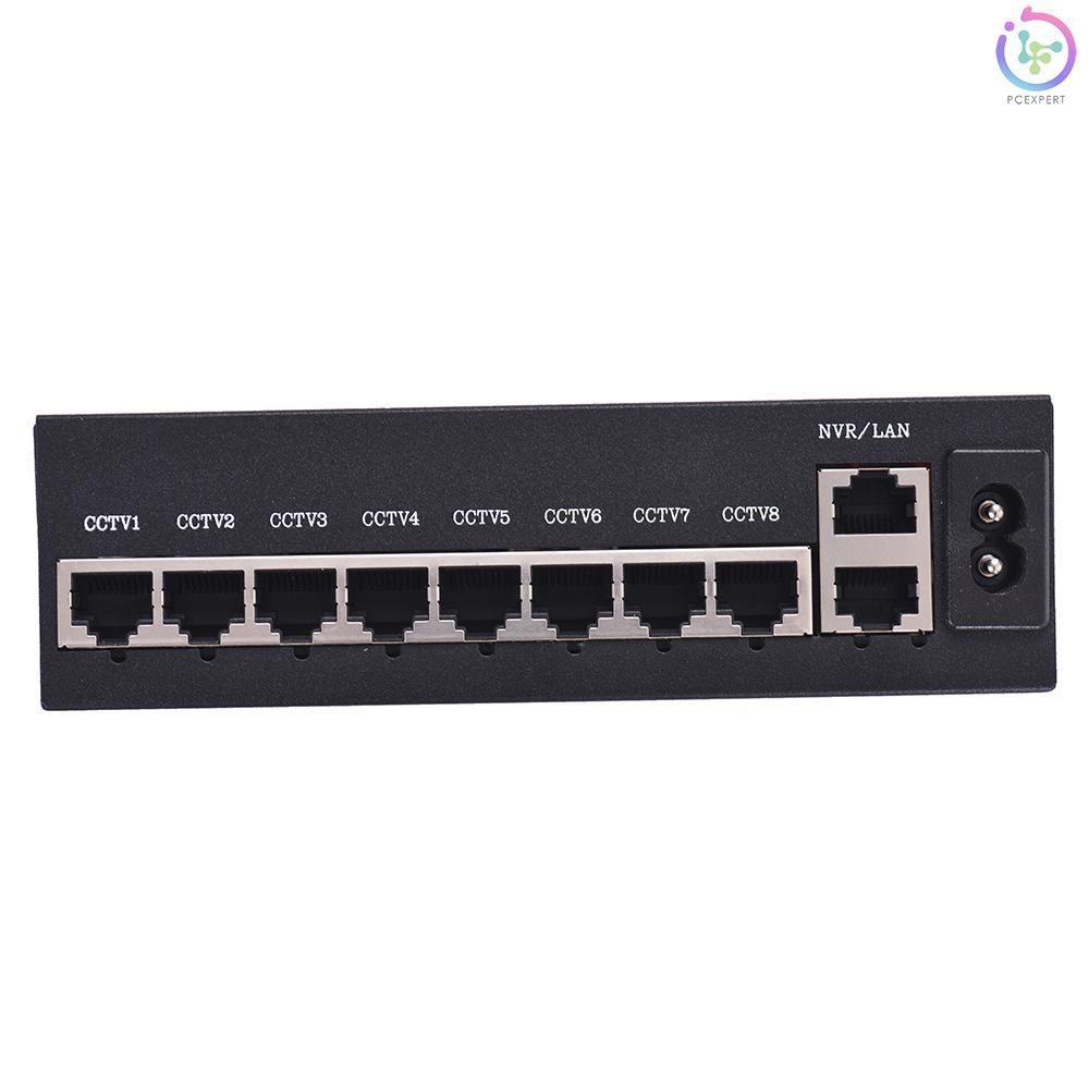 Hộp kết nối mạng NF1008 POE 8 cổng Ethernet 2 cổng Uplink 1.6Gbps IEEE 802.3at