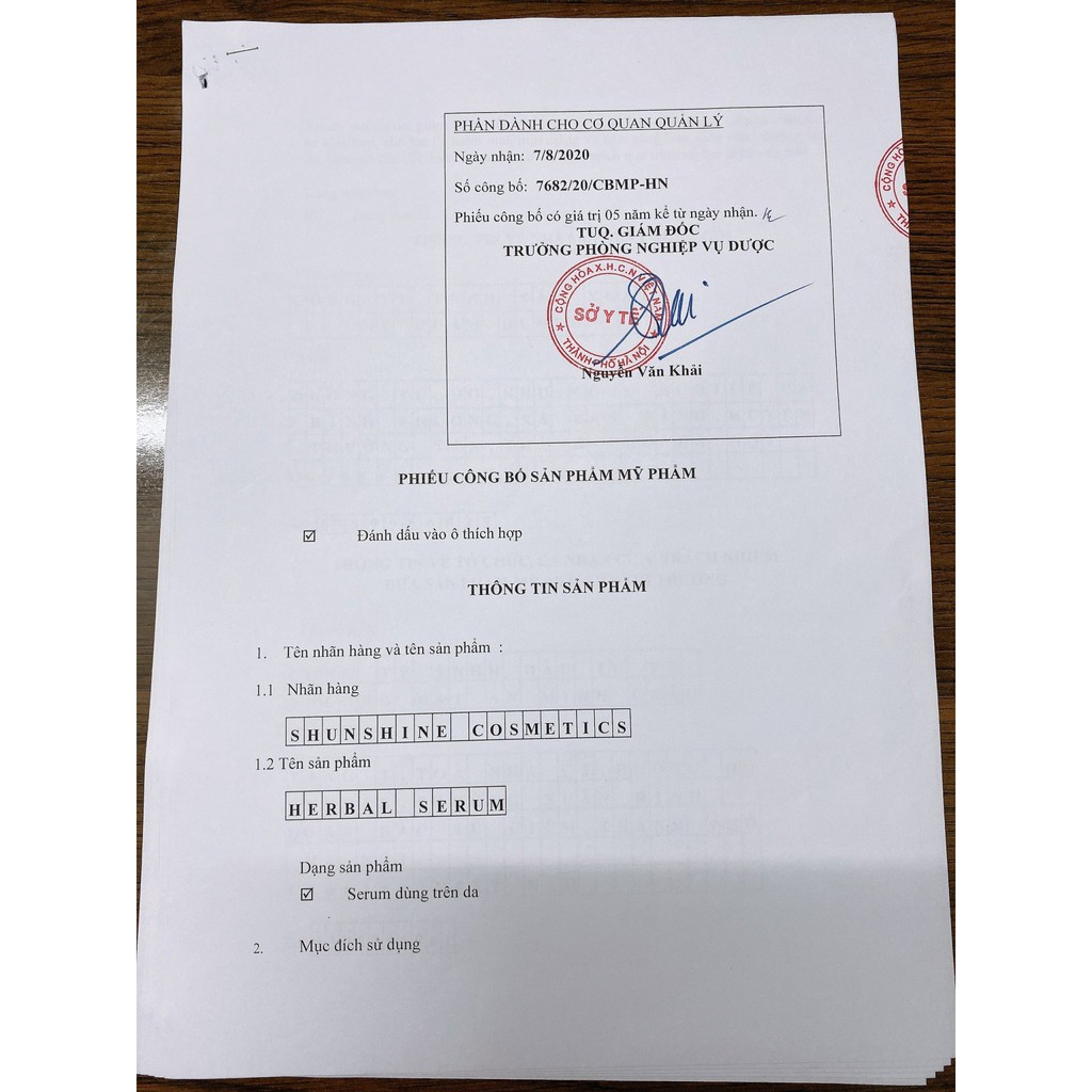 Shunshine cosmetics serum dưỡng da, tái tạo da - herbal | BigBuy360 - bigbuy360.vn