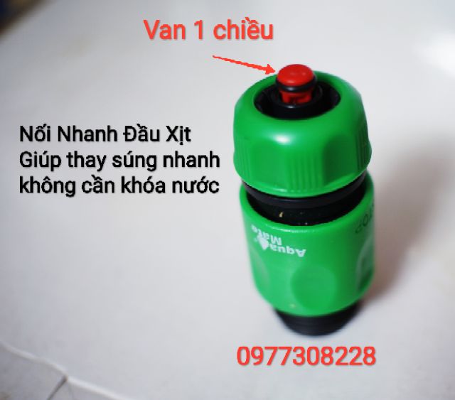 Bộ Khớp Nối Nhanh Ống Nước Dây Mềm Làm Vườn