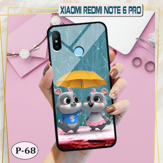 Ốp lưng kính Xiaomi Redmi Note 6 Pro- hình 3D
