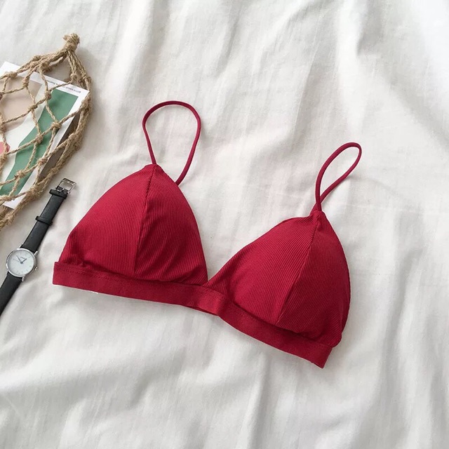 Áo Lót Bra Nữ - Áo Bra Không Gọng Su Đúc Thun Mát Lạnh Lót Mềm Thoải Mái Có Móc Cài Sau 8808 | BigBuy360 - bigbuy360.vn