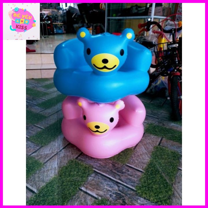 GHẾ HƠI TẬP NGỒI BƠM HƠI HÌNH THÚ NGỘ NGHĨNH CHO BÉ .