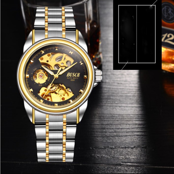 Đồng hồ nam máy cơ Bosck 668 chính hãng