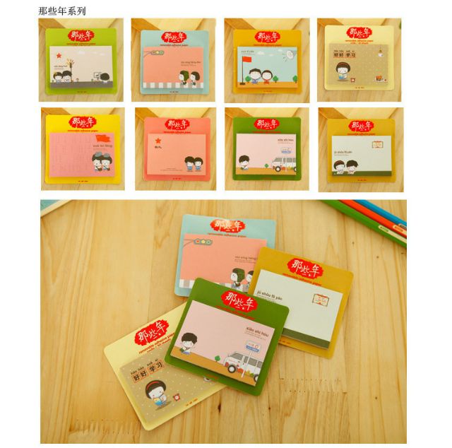 Tổng Hợp Giấy ghi chú note hoạt hình đáng yêu