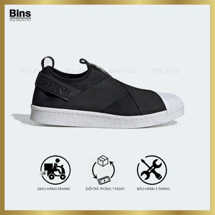 Giày thể thao Superstar Slipon DASS Sò Chun Đen