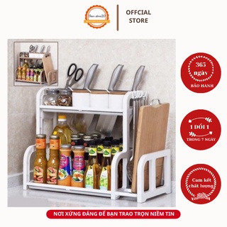 Kệ đựng đồ nhà bếp 2 tầng TABIHOME - giá để gia vị nhà bếp - Kệ để đồ thông minh đa năng tiết kiệm không gian