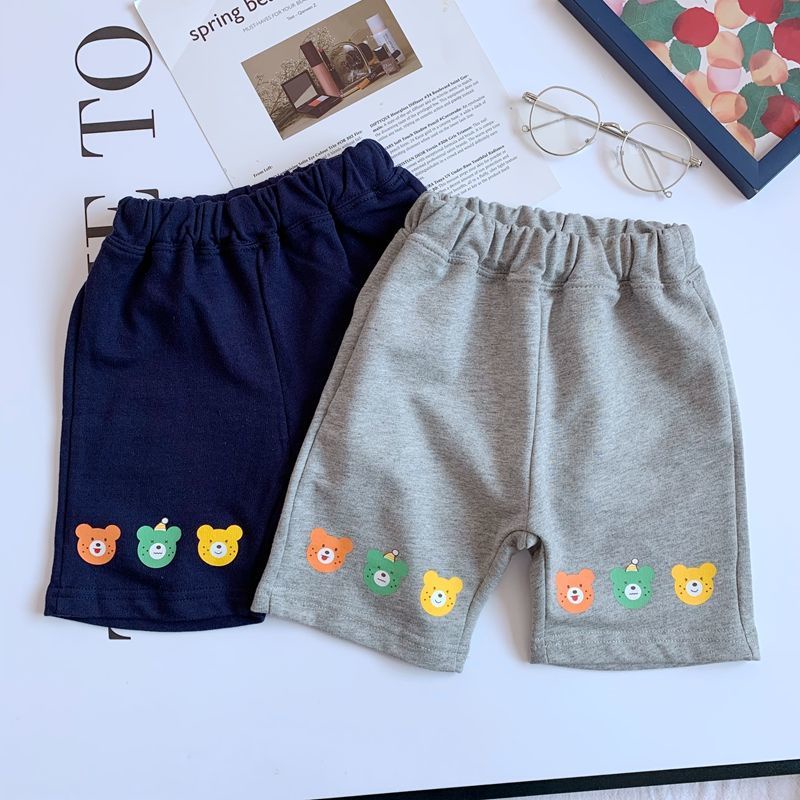 [Babycat Hàng Có Sẵn Bán Chạy Quần Short Cotton Mỏng Mùa Hè In Họa Tiết Hoạt Hình Phong Cách Nhật Hàn Thời Trang Mùa Hè Cho Bé Trai