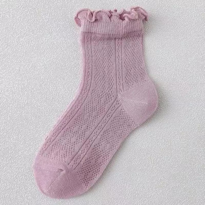 Vớ Lưới Mỏng Phối Ren Kiểu Công Chúa Dễ Thương Cho Bé Gái