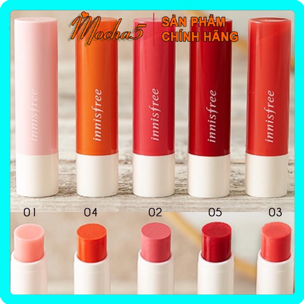 Son dưỡng INNISFREE GLOW TINT LIP BALM mềm mịn môi hiệu quả có màu